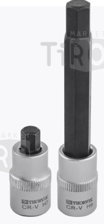 Набор вставок-бит для обслуживания тормозных механизмов ASBS79, 3/8"DR, Н7, Н9, 2 предмета