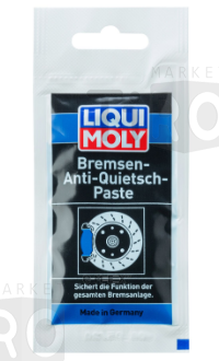 Специальная синтетическая высокотемпературная смазка LiquiMoly 3078, Bremsen-Anti-Quietsch-Paste (0,01кг)