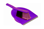Щетка сметка+совок с резинкой Idea "Стандарт" М5173 фиолетовый