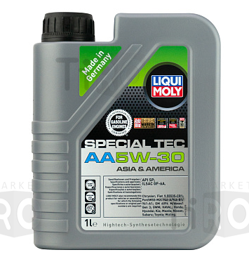 Синтетическое моторное масло Liqui Moly Special Tec AA 5W-30 SP GF-6A, 7615 (1л)