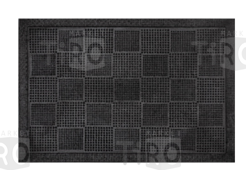 Коврик-дорожка из резины ComeForte «Шашки» 07, 1*10м