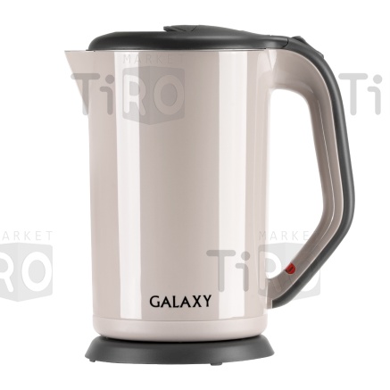 Чайник 1.7л, Galaxy GL-0330 дисковый 2000Вт, бежевый
