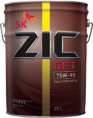 Cинтетическое масло Zic New GFT 75w90, GL-4/GL-5, 20л