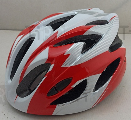 Шлем FSD-HL057 600322 размер M (52-56 см) красно-белый