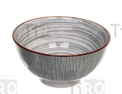 Салатник керамический "Тоскана" 200мл 9,5*5см серый