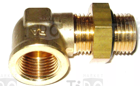 Фитинг c контргайкой и уплотнением М12F16F16, INF.11.M12F16T2 Фитинг c контргайкой и уплотнением М12F16F16, INF.11.M12F16T2