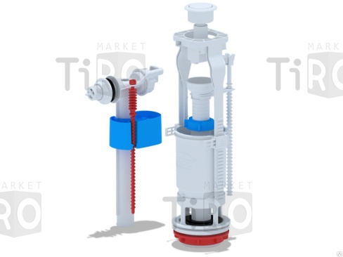 Набор АНИ WС3050M, 1 1/2 пластик, двойная кнопка 