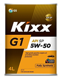 Синтетическое масло KIXX Synthetic G1 5w50, SP бензин 4л