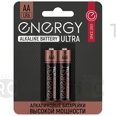 Батарейка Energy Ultra LR03/2B (АAА) алкалиновая