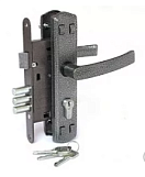 Замок врезной Могилев ЗВ4-1-8-18 серебро