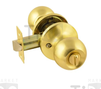 Защелка Антал ЗШ-03 фиксатор SB (матовое золото)