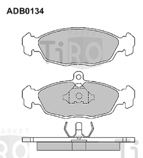 Колодки ADB 0134