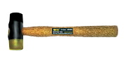Молоток-киянка резина/пластик, деревянная ручка Fit, 45535