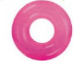 Круг для плавания Bestway Frosted Neon 36024, d=76см надувной, 3 цвета Круг для плавания Bestway Frosted Neon 36024, d=76см надувной, 3 цвета