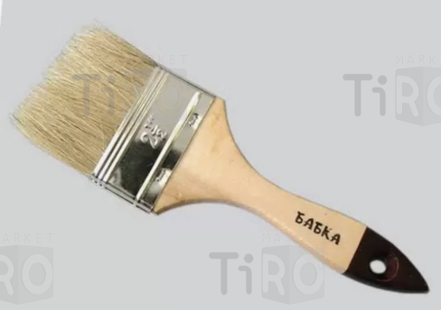 Кисть плоская, Сказка №2,5 "Бабка" 0126040, светлая щетина