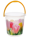 Ведро 5л. тюльпаны Idea Деко М2425