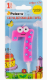 Свечи для торта Paterra "Happy Birthday 7" 491-017