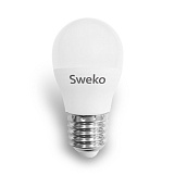 Лампа светодиодная Sweko 42LED-G45-10W-230-3000K-Е27, "шар"