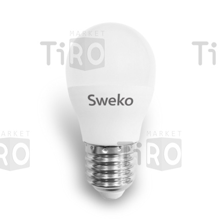 Лампа светодиодная Sweko 42LED-G45-10W-230-3000K-Е27, "шар"