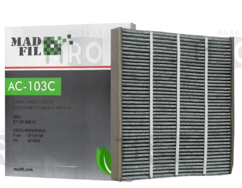 Фильтр салона Madfil AC-103C Фильтр салона Madfil AC-103C