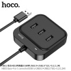 Адаптер-Хаб Hoco HB31 (USB to USB3.0*4) 0,2м черный