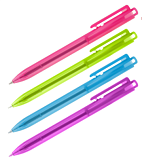 Ручка шариковая автоматическая OfficeSpace "Light" BPr_95007 синяя, 0,7мм