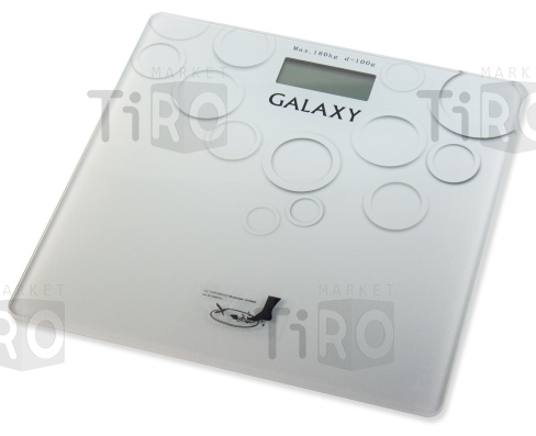 Весы напольные электронные 0-180кг, батарейка в комплекте, Galaxy GL-4806