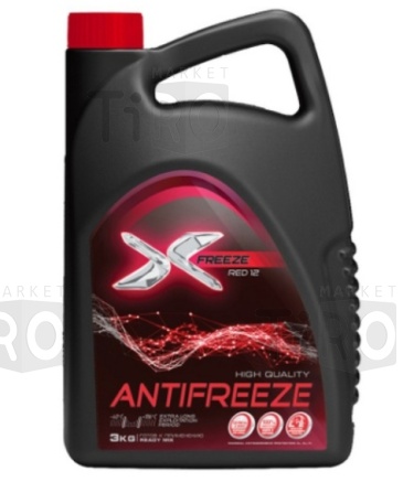 Антифриз красный X-Freeze red, 3 кг, г.Дзержинск Антифриз красный X-Freeze red, 3 кг, г.Дзержинск