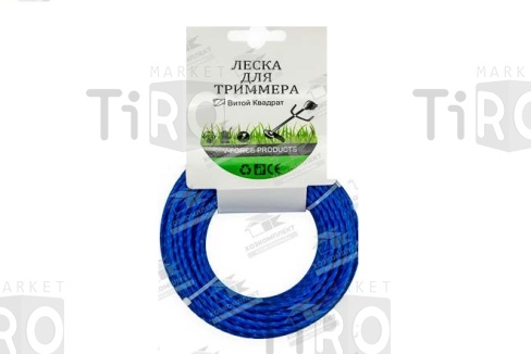 Леска Trimmer Line для триммера витая 2,4мм*15м