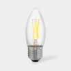 Лампа светодиодная Sweko 17LED-C35-4W-230-4000K-Е14-CL