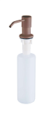 Дозатор для жидкого мыла, врезной, кофейный, Diadonna D66-19005BR