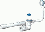 Сифон AНИ Варяг С6255 для ванны регулируемый с г/тр 40*50