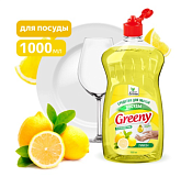 Средство для мытья посуды Clean&Green Grenny Light Лимон CG8133, 1л