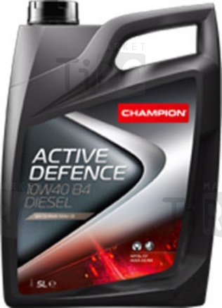 Масло моторное Champion Active Defence 10W40 B4 Diesel, ACEA: A3/B3-10 ACEA: A3/B4-08, API: SL/CF (4л)  