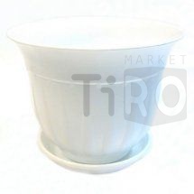 Горшок для цветов Нарцисс, 2,5л., мрамор Горшок для цветов Нарцисс, 2,5л., мрамор