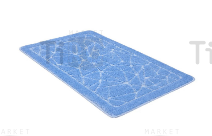 Коврик для ванной Shahintex PP 60*80 голубой Турция Коврик для ванной Shahintex PP 60*80 голубой Турция