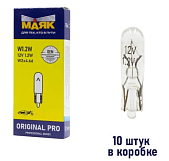 Лампа "Маяк" Original Pro OEM 01212Бц/10 (001013) W1.2W 12V 1.2W W2x4.6d (уп-ка 10 шт.) 