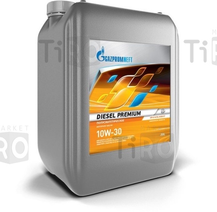 Масло полусинтетическое GAZPROMNEFT Diesel Premium 10w30 CI-4/SL дизельное 20л Масло полусинтетическое GAZPROMNEFT Diesel Premium 10w30 CI-4/SL дизельное 20л