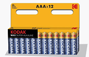 Батарейка Kodak Max Super Alkaline LR03 BL-12