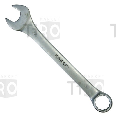 Ключ рожково-накидной, 22мм CRV матовый Ермак (736-061)