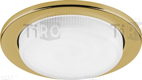 Светильник Feron DL53 потолочный встраиваемый под лампу GX53, 15Вт, 220В, золото