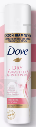 Шампунь для волос сухой Dove Hair Therapy Свежесть и объем 75мл