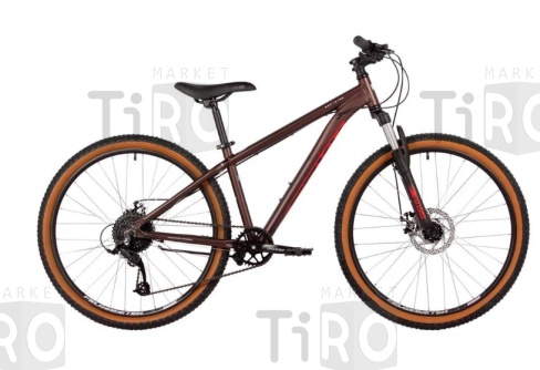 Велосипед Foxx Meridian 26" 174273, коричневый, алюминий, размер 14 Велосипед Foxx Meridian 26" 174273, коричневый, алюминий, размер 14