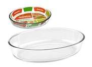 Форма для запекания стеклянная, овальная 2,4л. 30*21,3*6,3см, PL11