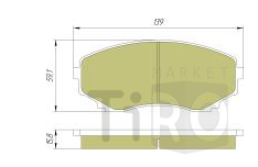 Тормозные колодки Kotl 3471KT