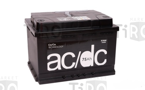 Аккумулятор  AC/DC 6СТ-75R АЗ  + -  610А 278х175х190