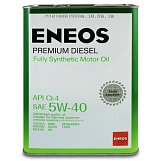 ENEOS Premium Diesel  SAE 5w40  CI-4 (4л) синт