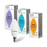 Лампа светодиодная Sweko 42LED-C35-10W-230-4000K-Е14, "свеча матовая"