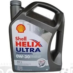 Mоторное синтетическое масло Shell Helix Ultra Professional AV-L 0W-30 C2/C3 (5л)