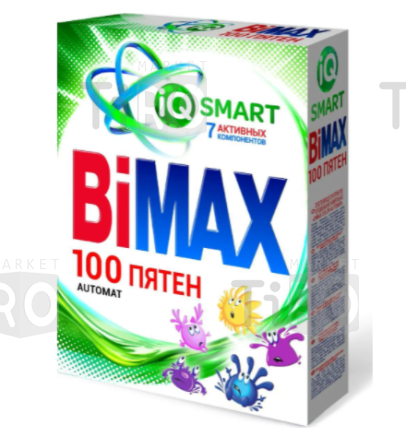 Порошок стиральный Bimax 100 пятен автомат 400г